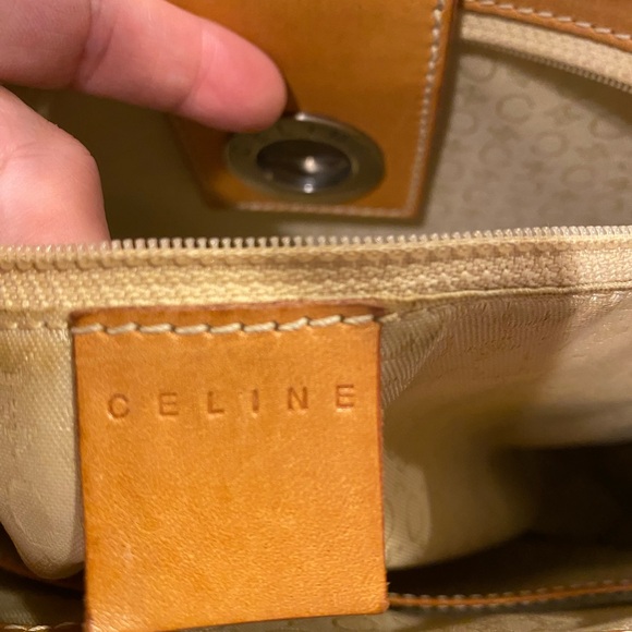 Celine Tan Leather Shoulder Bag - Picture 9 of 9